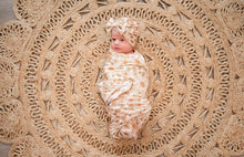 Load image into Gallery viewer, Bow Turban Hat - Flower Garden