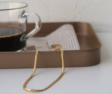 Load image into Gallery viewer, 3.5mm 18K Gold Filled Curb Chain Necklace, Cuban Link Neckla