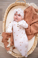 Load image into Gallery viewer, Knotted Baby Gown - Fleur