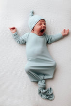 Load image into Gallery viewer, Blue Bird Knotted Gown