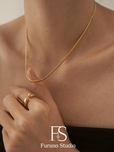 Load image into Gallery viewer, 3.5mm 18K Gold Filled Curb Chain Necklace, Cuban Link Neckla