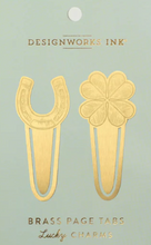 Load image into Gallery viewer, Brass Page Tabs