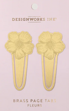 Load image into Gallery viewer, Brass Page Tabs