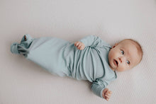 Load image into Gallery viewer, Blue Bird Knotted Gown