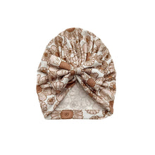 Load image into Gallery viewer, Bow Turban Hat - Flower Garden
