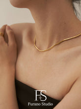 Load image into Gallery viewer, 3.5mm 18K Gold Filled Curb Chain Necklace, Cuban Link Neckla