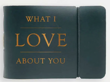 Load image into Gallery viewer, &quot;What I Love About You&quot; Leather Journal
