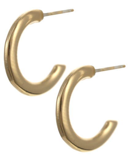 18K Gold Filled Hoops Earring Set