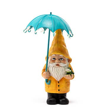 Gnome, Holding Solar Umbrella  Item # 14883