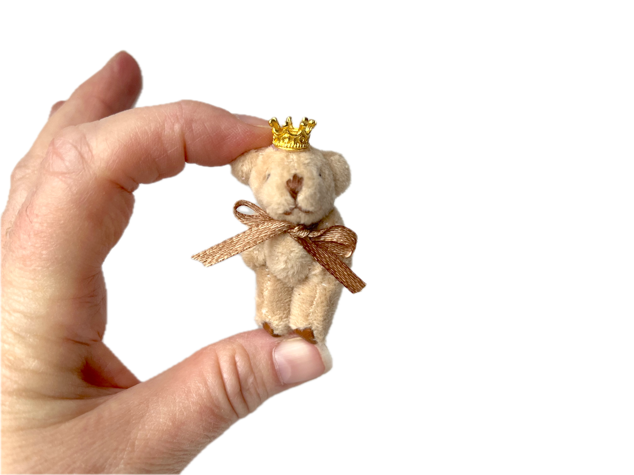 Tiny Prince Soft Stuffed Teddy Bear Lt Brown Ruby Bloom Floral Gifts