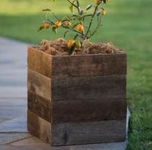 Load image into Gallery viewer, Rustic Reclaimed Wood Planter Box
