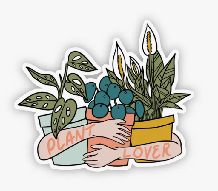 Plant Lover Light Arms Sticker