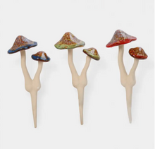 Load image into Gallery viewer, Mushroom Stake Terra Cotta
