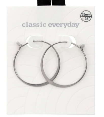 Wire Brass Hoop Earring Set