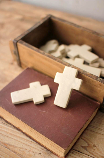 Hand Carved Stone Crosses