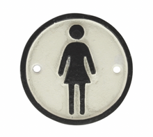 Load image into Gallery viewer, Cast Iron Gender Sign
