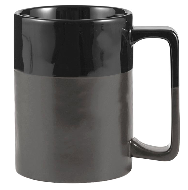 Organic Mug-Glossy Black/Matte Black