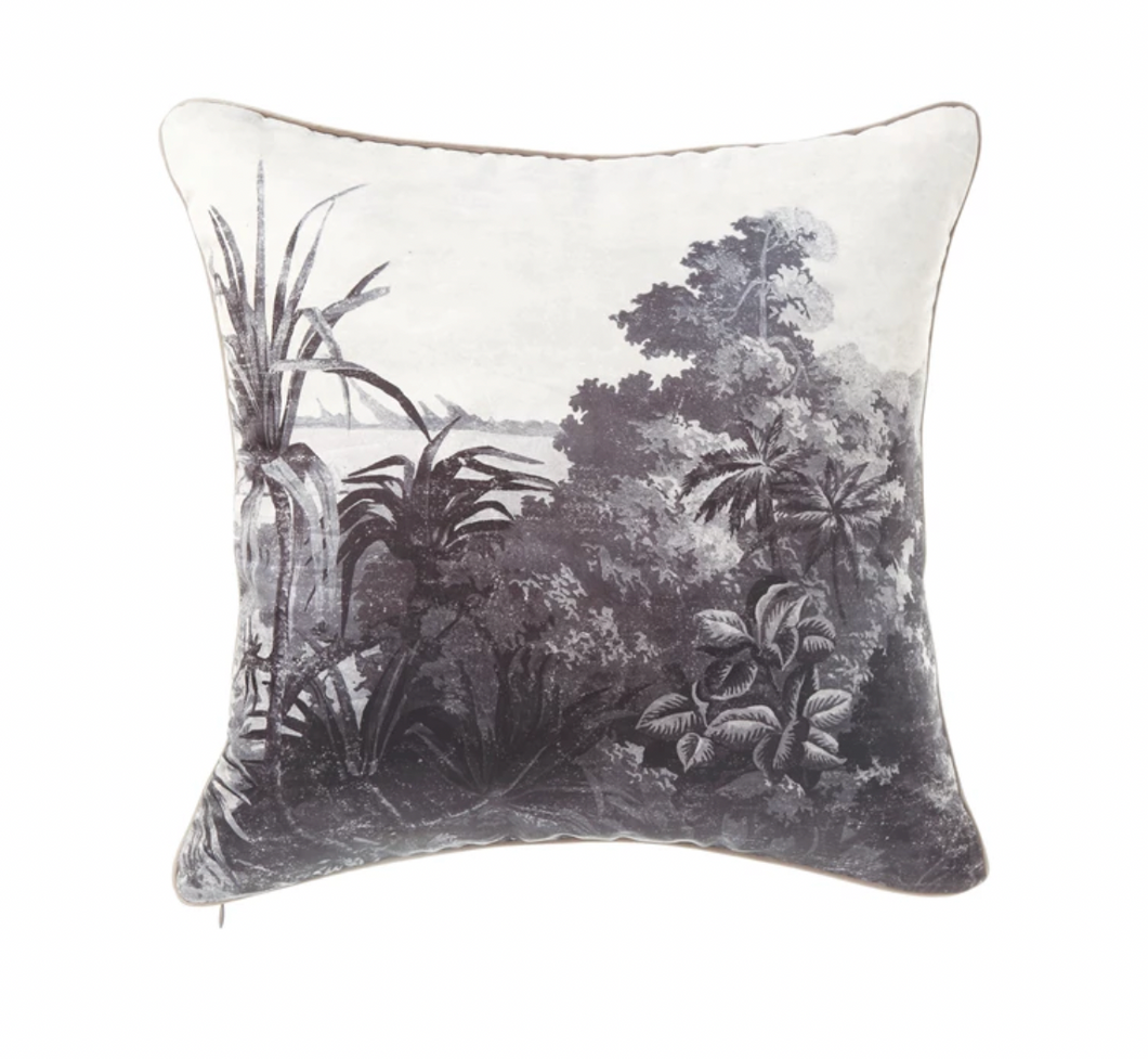 Fabric Pillow with Landscape Image