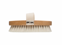 Load image into Gallery viewer, Beech Wood Bath Brush with Elastic Band
