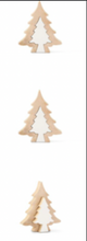 Load image into Gallery viewer, Wood Tree with White Enameled Center
