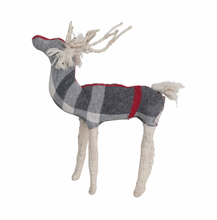 Load image into Gallery viewer, Cotton Knit and Wire Reindeer
