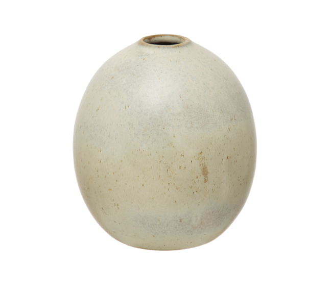 Stoneware Vase Reactive Glaze