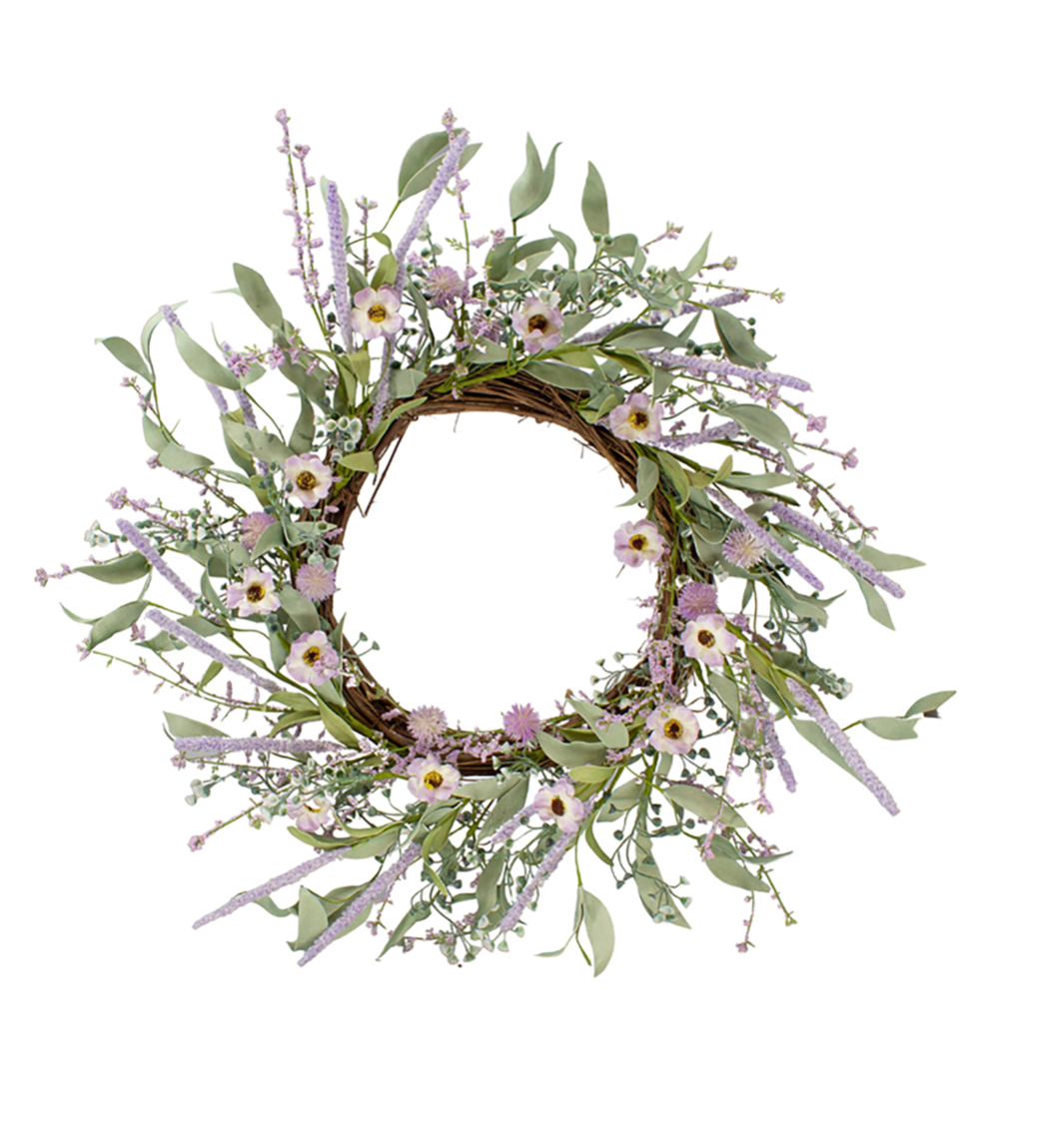 Lavender & Thistle Wreath