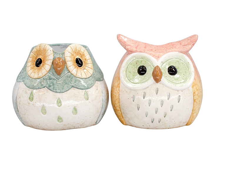 Porcelain Owls