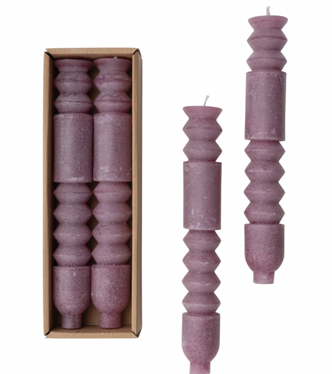 Unscented Totem Taper Candles