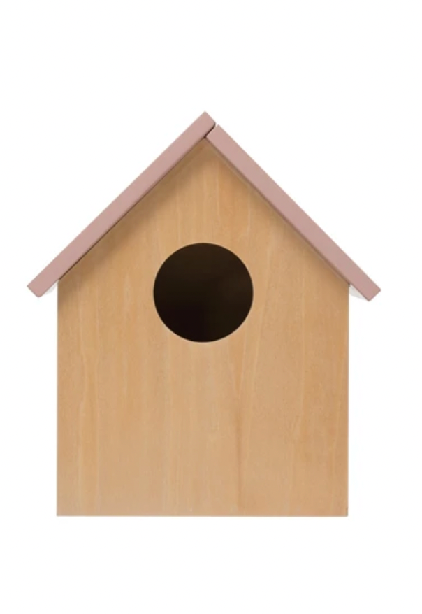 Decorative Wood Storage Birdhouse