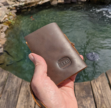 Load image into Gallery viewer, Buffalo Leather Fishbone Journal
