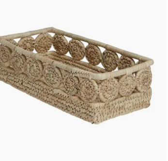 Palm Medallion Bread Basket